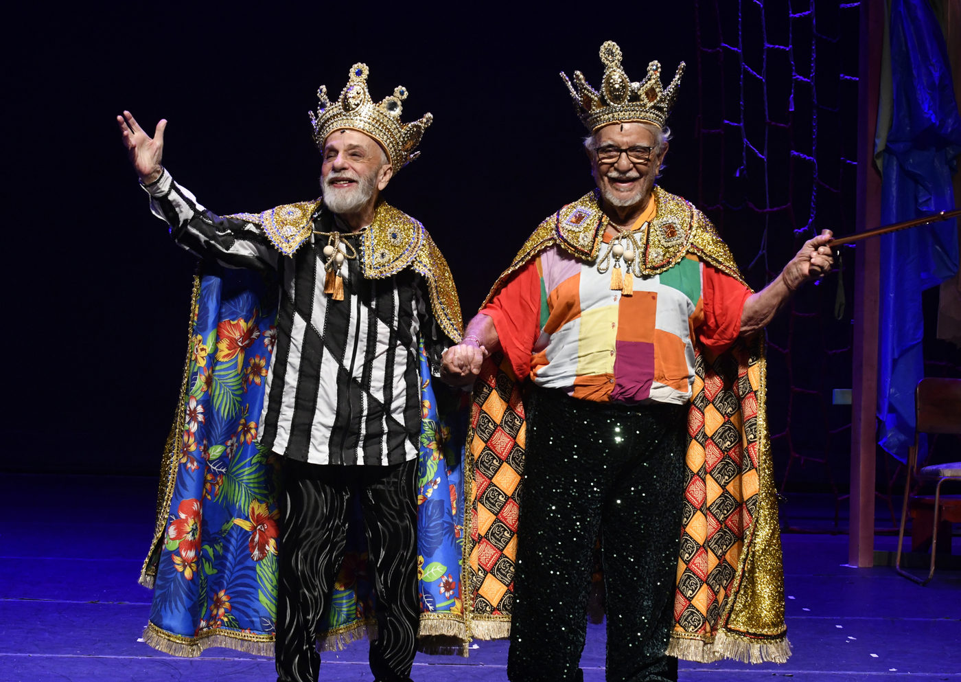 Amir Haddad e Renato Borghi dividem o palco pela primeira vez em São Paulo no espetáculo “Cantam o Teatro, Livres em Cena”