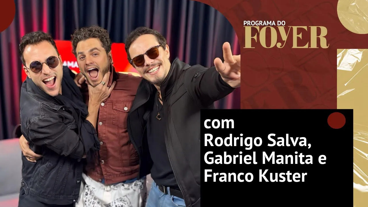 Rodrigo Salva, Gabriel Manita e Franko Kuster - Vital - O Musical dos Paralamas - Programa do Foyer