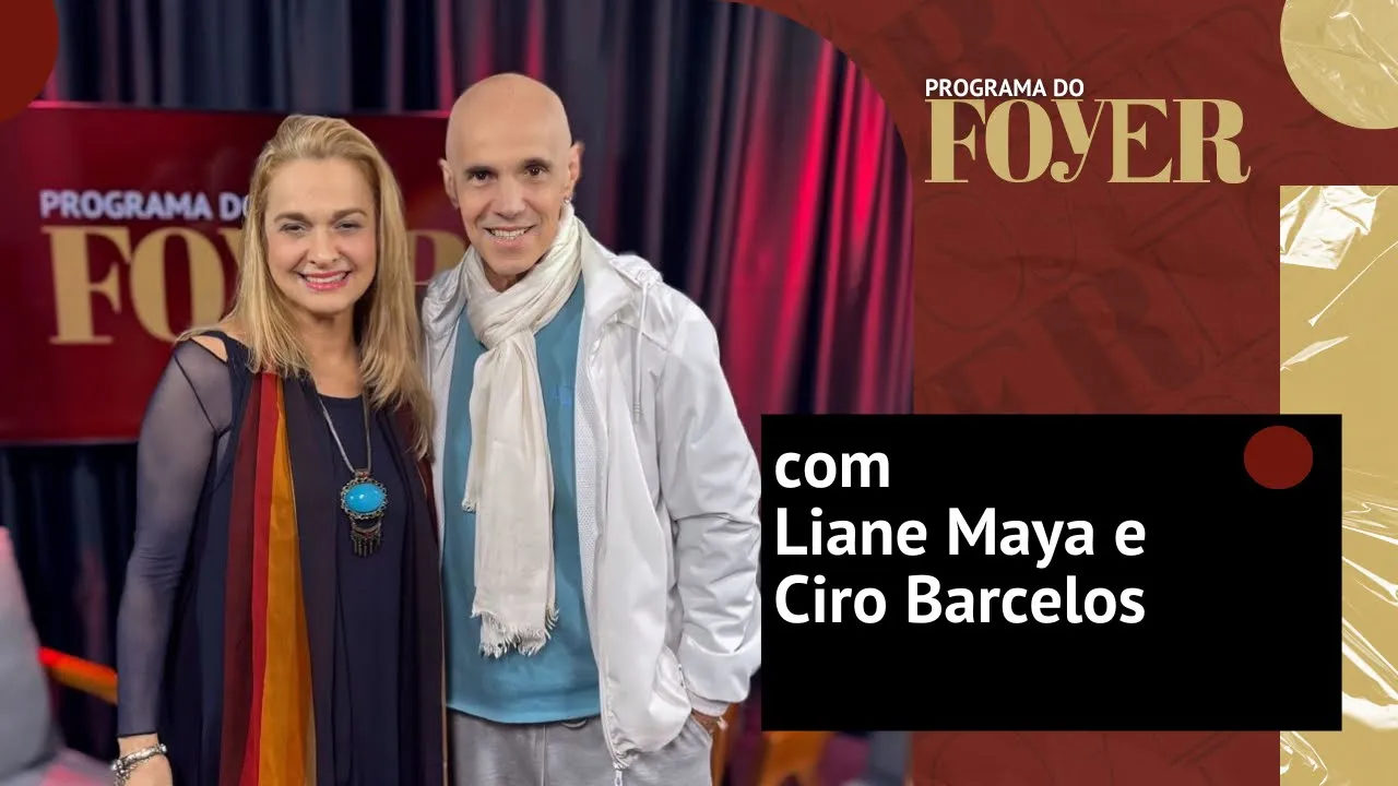 Com Liane Maya e Ciro Barcelos - Dzi Croquettes - Programa do Foyer