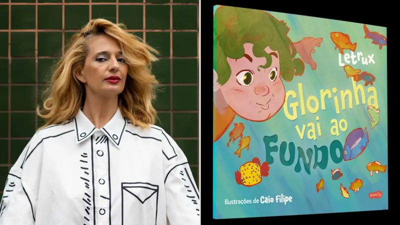 Letrux estreia na literatura infantil com livro sobre uma menina que tem medo do mar fundo