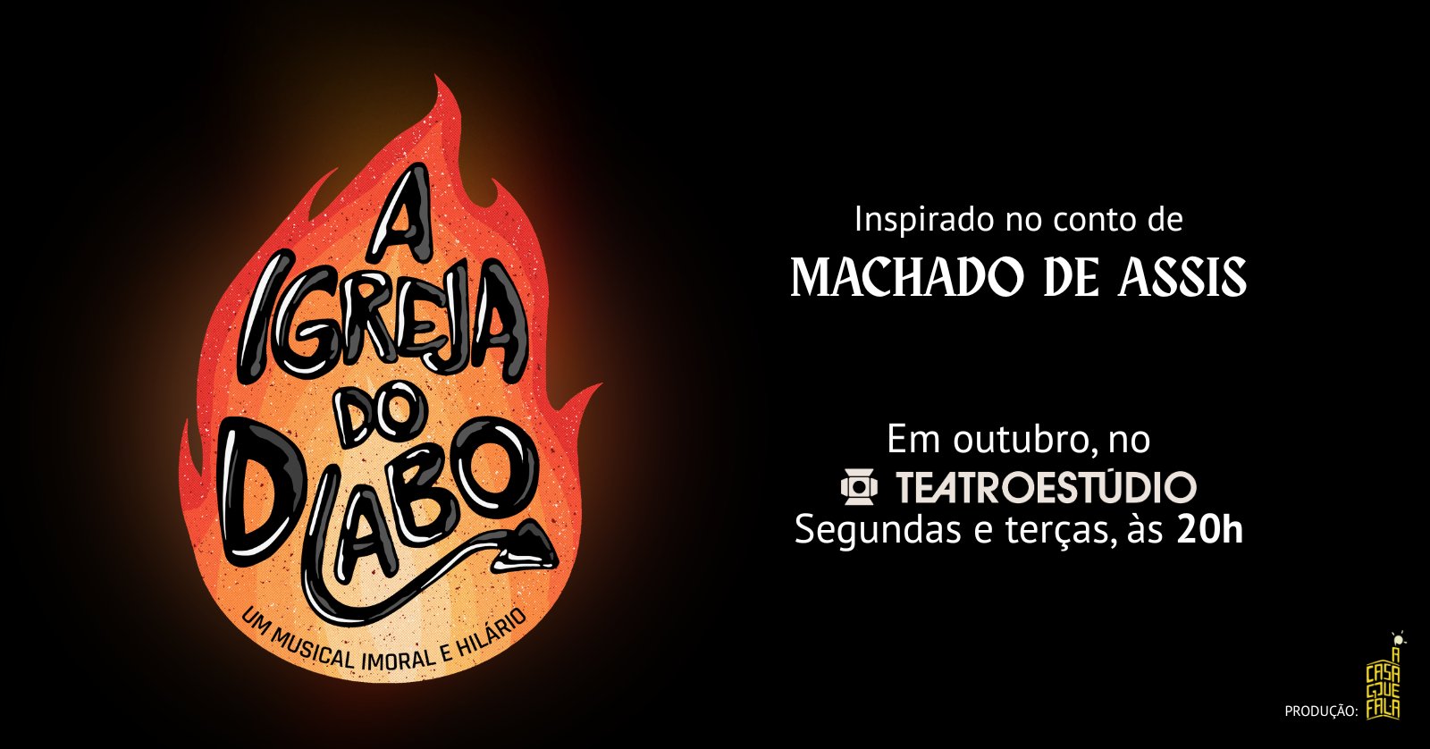 “A Igreja do Diabo” retorna a São Paulo com temporada no Teatro Estúdio